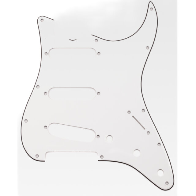 Fender 11-Hole Stratocaster SSS Pickguard White