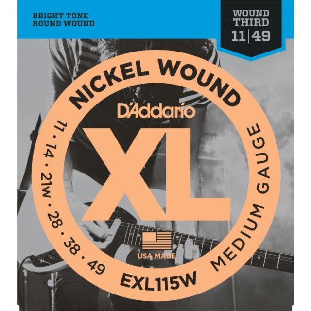 D`Addario EXL115W