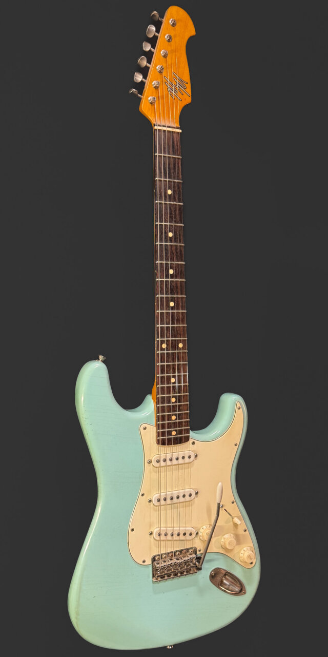 Mario Martin S-style, Light Relic 2015 Sonic Blue