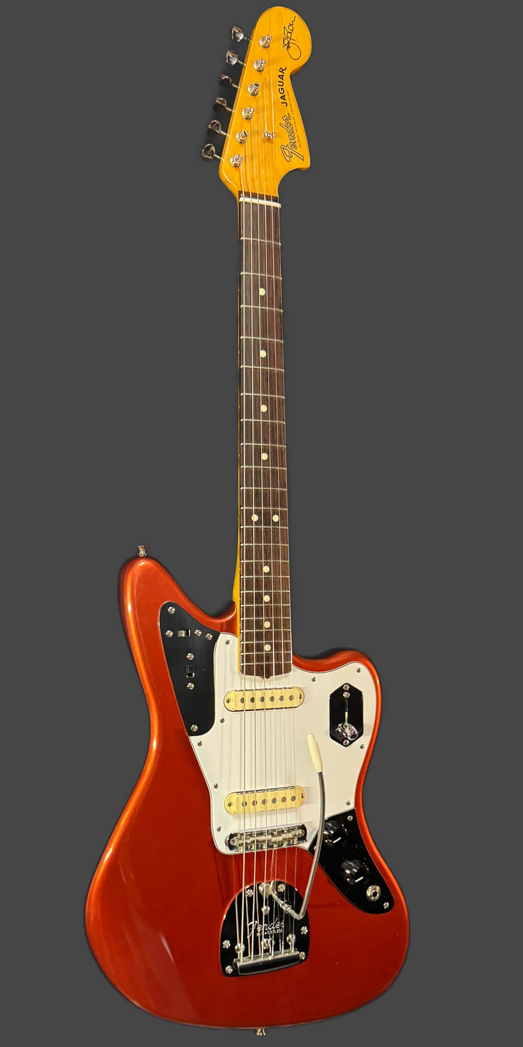 Fender Jaguar `65 Johnny Marr Signature Metallic Kandy Orange 2017